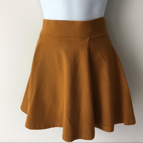 Forever 21 Dresses & Skirts - FOREVER 21 Brown Skater Skirt